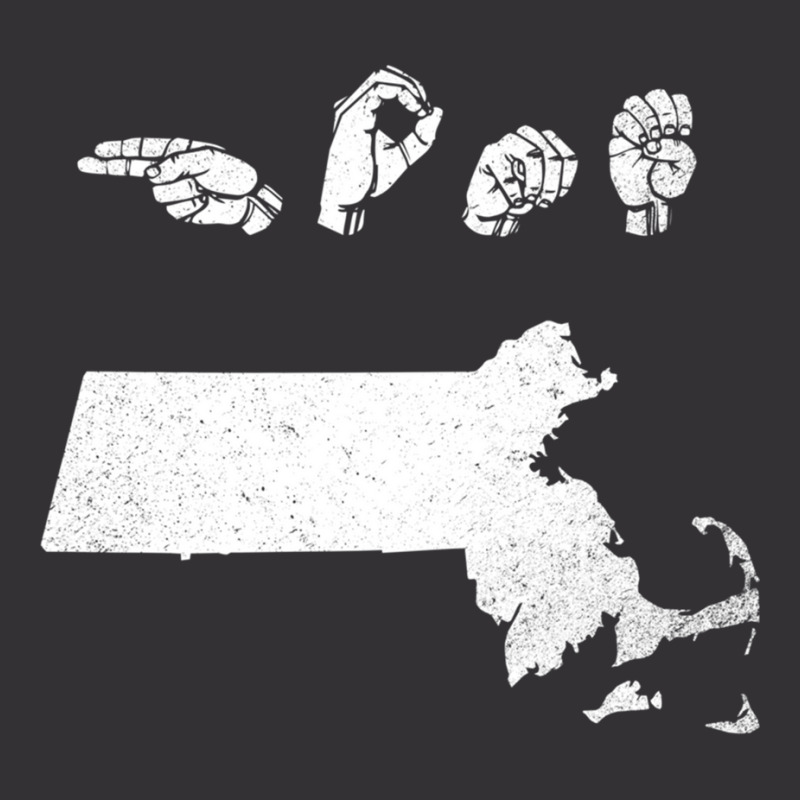 Asl (american Sign Language) Massachusetts Home Vintage Short by cm-arts | Artistshot