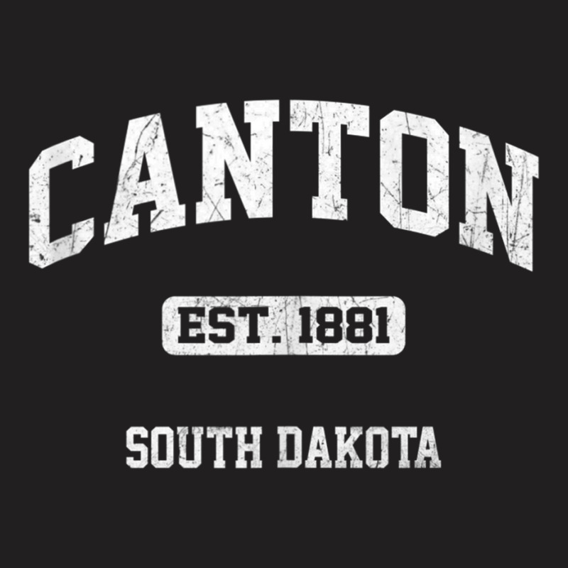 Canton South Dakota Sd Vintage State Athletic Style Tank Top T-shirt | Artistshot