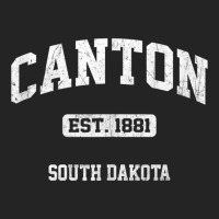 Canton South Dakota Sd Vintage State Athletic Style Tank Top 3/4 Sleeve Shirt | Artistshot