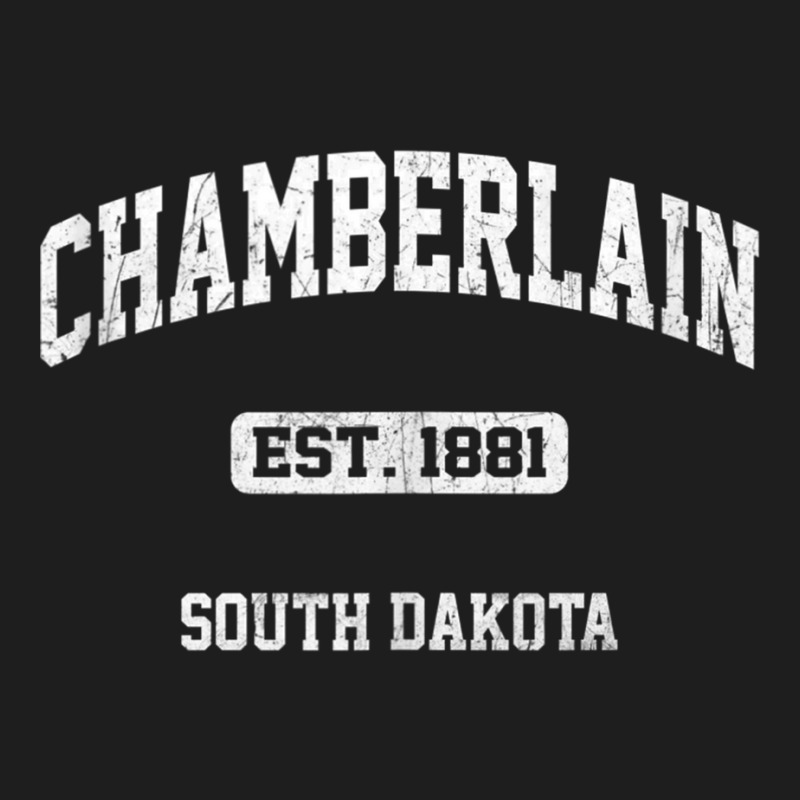 Chamberlain South Dakota Sd Vintage State Athletic Style Tank Top Classic T-shirt by cm-arts | Artistshot