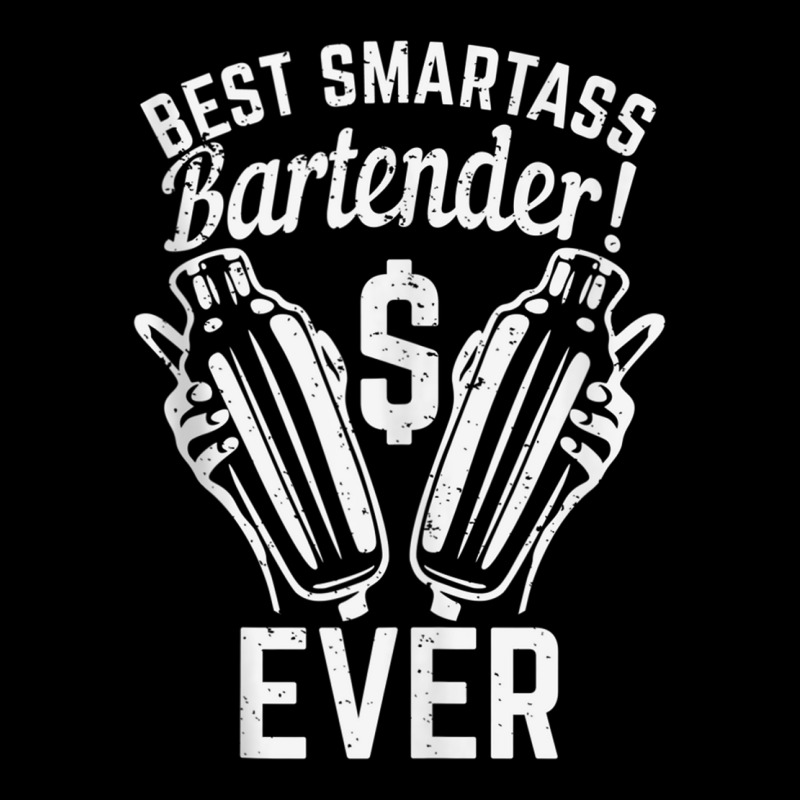 Best Smartass Bartender! Ever Tank Top Men's 3/4 Sleeve Pajama Set | Artistshot