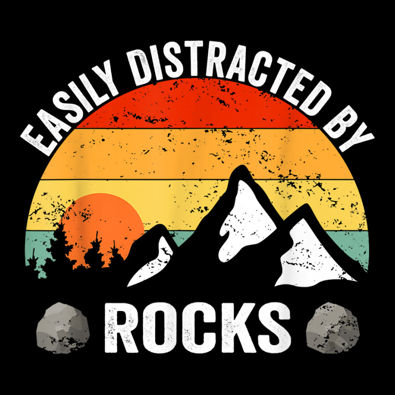 Easily Distracted By Rocks Geologist Geology T Shirt Graphic Youth T-shirt by cm-arts | Artistshot