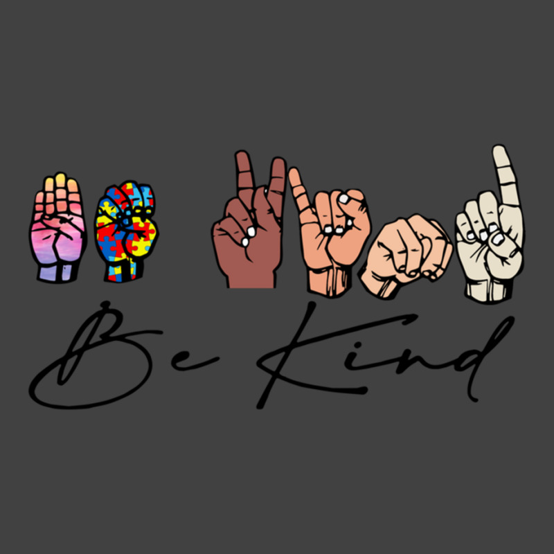 Be Kind Sign Language Hand Vintage T-Shirt by cm-arts | Artistshot