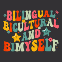 Funny Bilingual Bicultural And Bimyself T Shirt Vintage Hoodie And Short Set | Artistshot