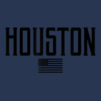 Houston Texas Us Flag Vintage Text Olive Green W Black Print T Shirt Men Denim Jacket | Artistshot