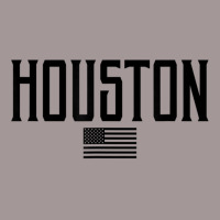 Houston Texas Us Flag Vintage Text Olive Green W Black Print T Shirt Vintage Short | Artistshot