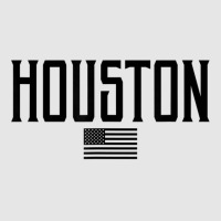 Houston Texas Us Flag Vintage Text Olive Green W Black Print T Shirt Full-length Apron | Artistshot