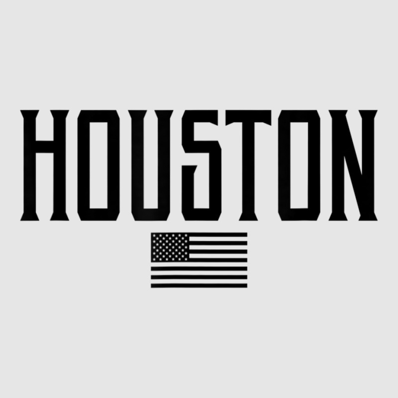 Houston Texas Us Flag Vintage Text Olive Green W Black Print T Shirt Full-length Apron | Artistshot