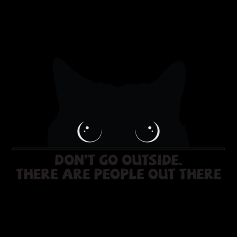 Dont Go Outside There Are People Out There Cropped Hoodie by cm-arts | Artistshot