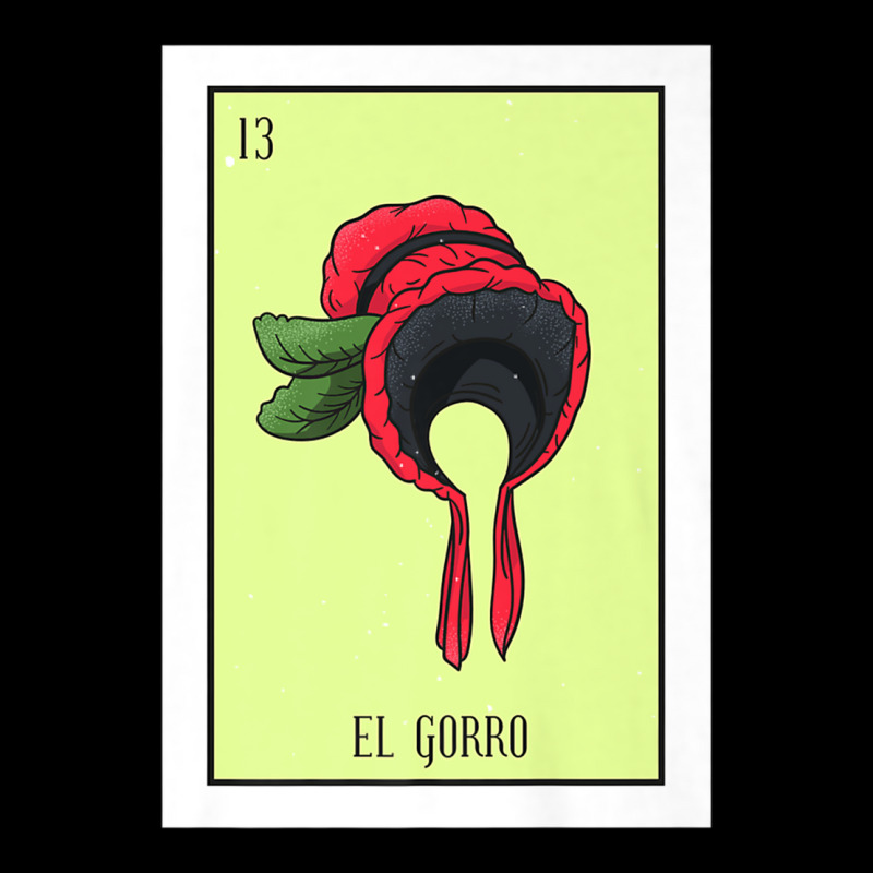 El Gorro Lottery Card Gift The Hat Card Mexican Lottery Premium T Shir Fleece Short by cm-arts | Artistshot