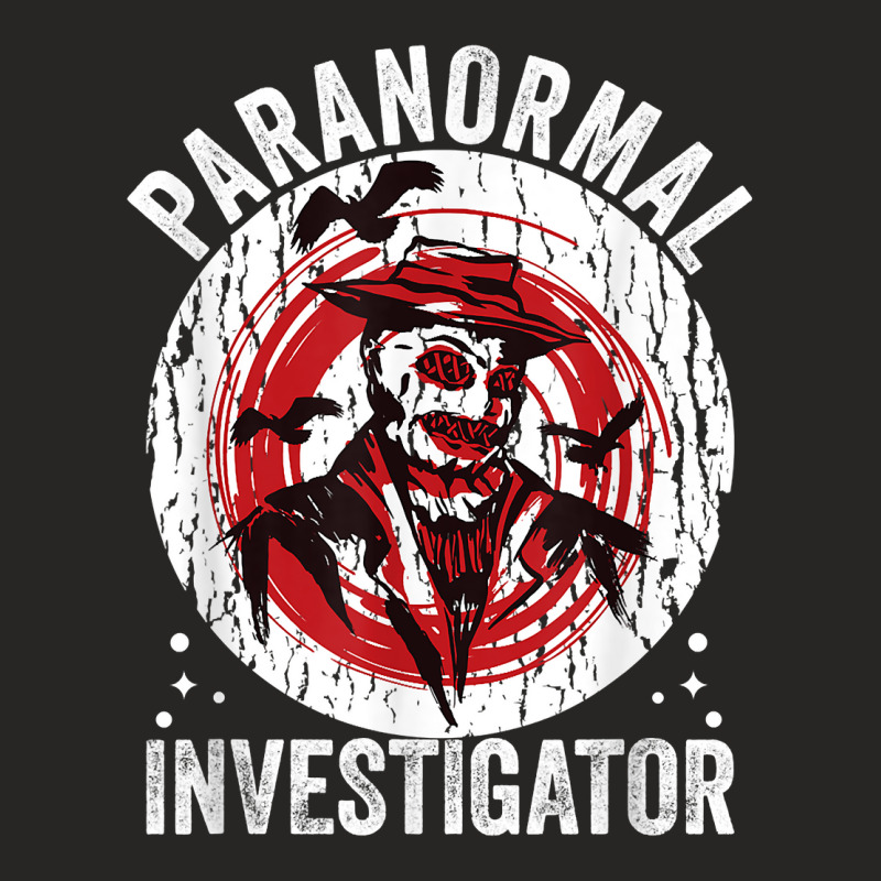 Ghost Hunting Paranormal Investigator T Shirt Ladies Fitted T-Shirt by cm-arts | Artistshot