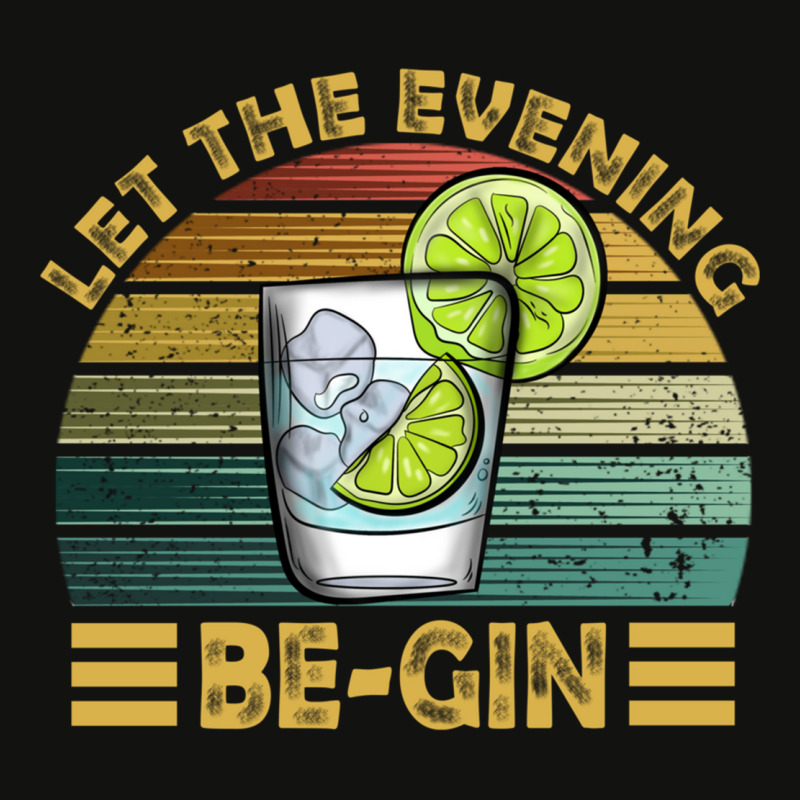 Let The Evening Be Gin Gin Juniper Vintage Tonic Pullover Hoodie Scorecard Crop Tee by cm-arts | Artistshot