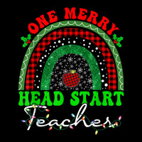 One Merry Head Start Teacher Rainbow Buffalo Plaid Christmas T Shirt Graphic Youth T-shirt | Artistshot