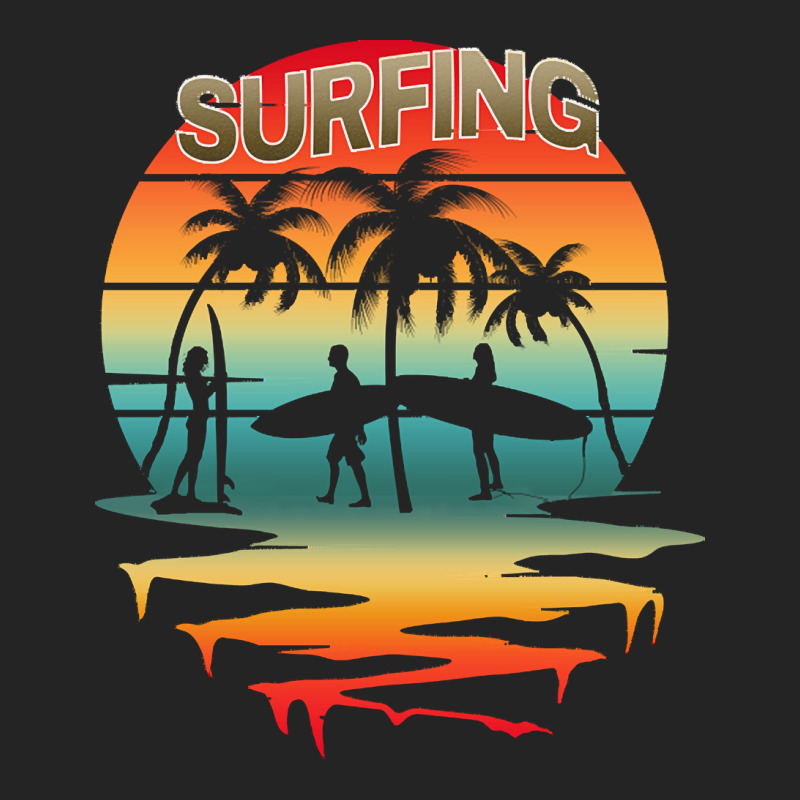 Surfing T  Shirtsurfing Surfer Summer Vacation Sunset T  Shirt 3/4 Sleeve Shirt | Artistshot