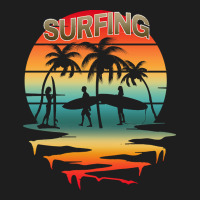 Surfing T  Shirtsurfing Surfer Summer Vacation Sunset T  Shirt Classic T-shirt | Artistshot