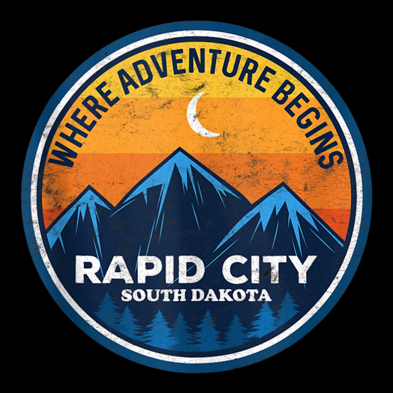 Rapid City South Dakota Where Adventure Begins Tank Top Zipper Hoodie by cm-arts | Artistshot