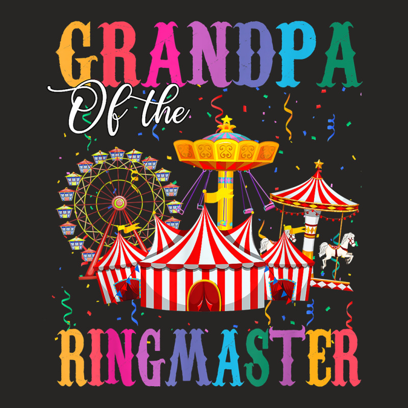 Grandpa Of The Birthday Ringmaster Boy Birthday Party T Shirt Ladies Fitted T-Shirt by cm-arts | Artistshot