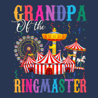 Grandpa Of The Birthday Ringmaster Boy Birthday Party T Shirt Ladies Denim Jacket | Artistshot