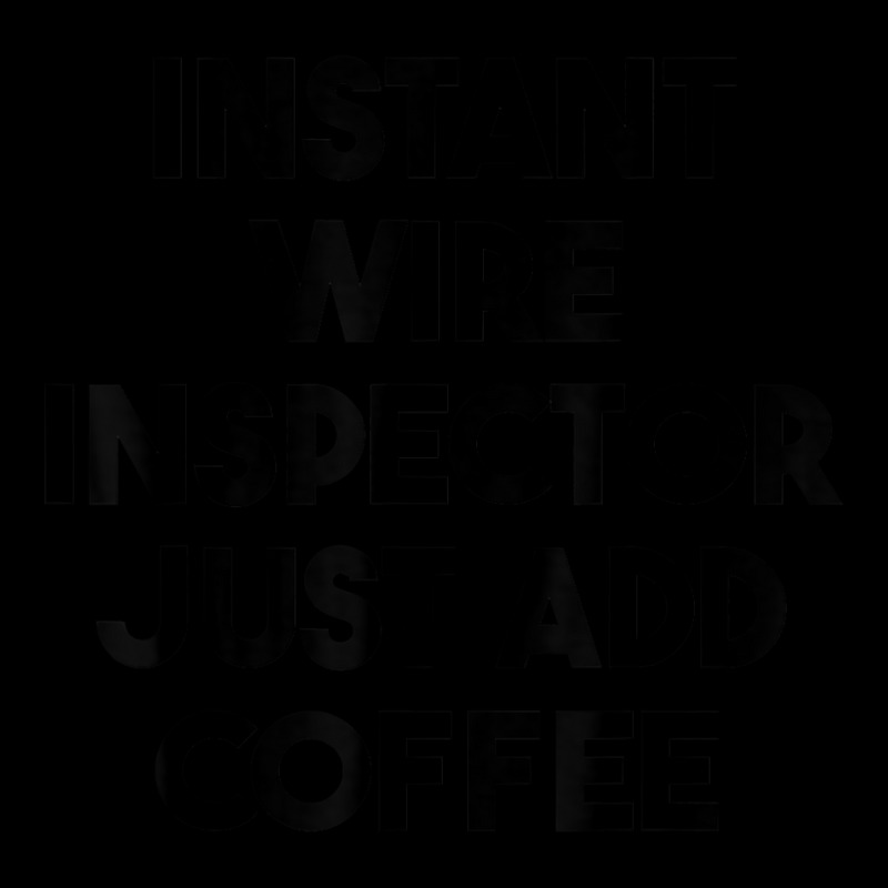 Instant Wire Inspector Just Add Coffee T Shirt Cropped Sweater by cm-arts | Artistshot