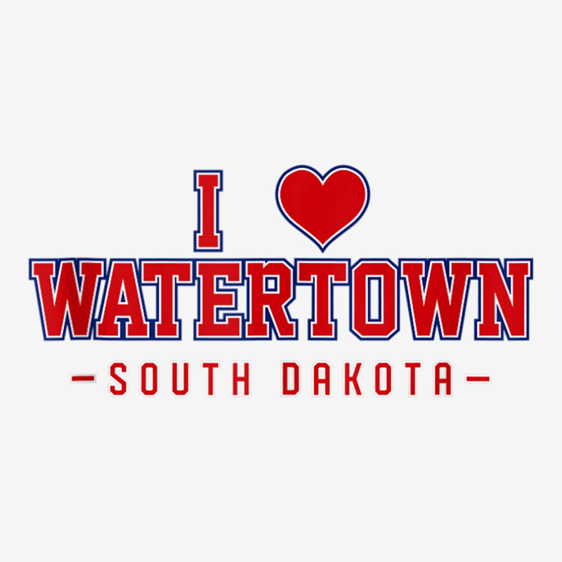 I Love Watertown South Dakota Tank Top Adjustable Cap by cm-arts | Artistshot