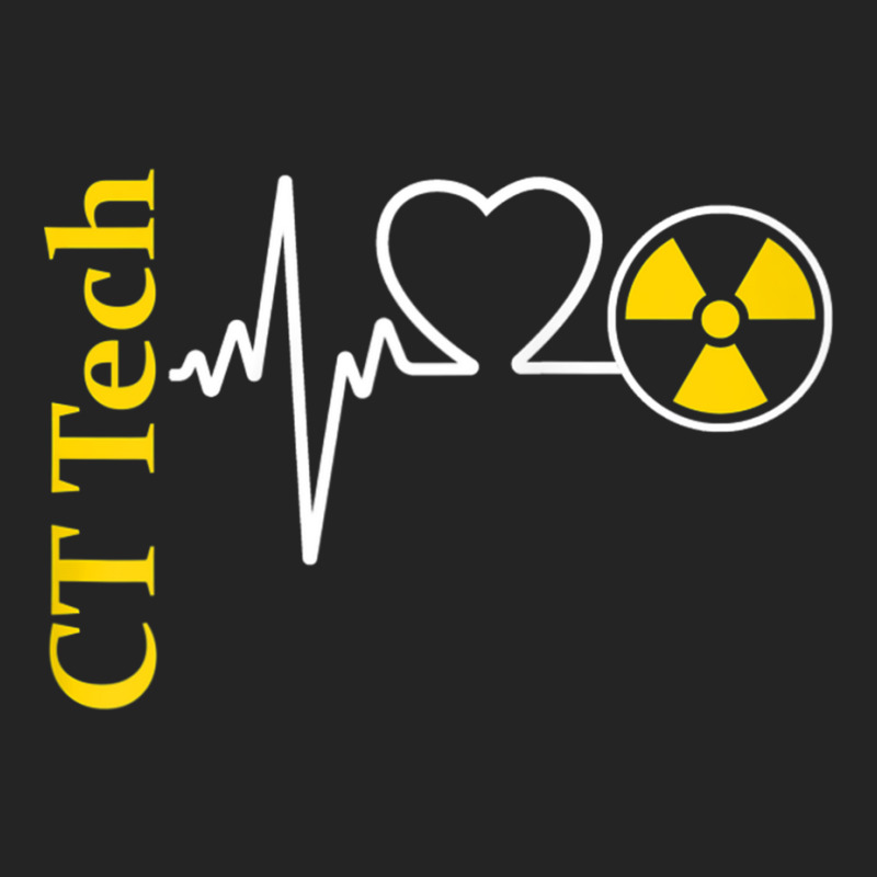 Radiology Ct Tech Nuclear Radiation Heartbeat Ekg Pulse Love Raglan Ba 3/4 Sleeve Shirt by cm-arts | Artistshot