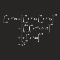 Gaussian Integral Calculation, Cool Math Proof T Shirt Ladies Fitted T-shirt | Artistshot