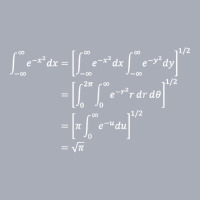 Gaussian Integral Calculation, Cool Math Proof T Shirt Tank Dress | Artistshot