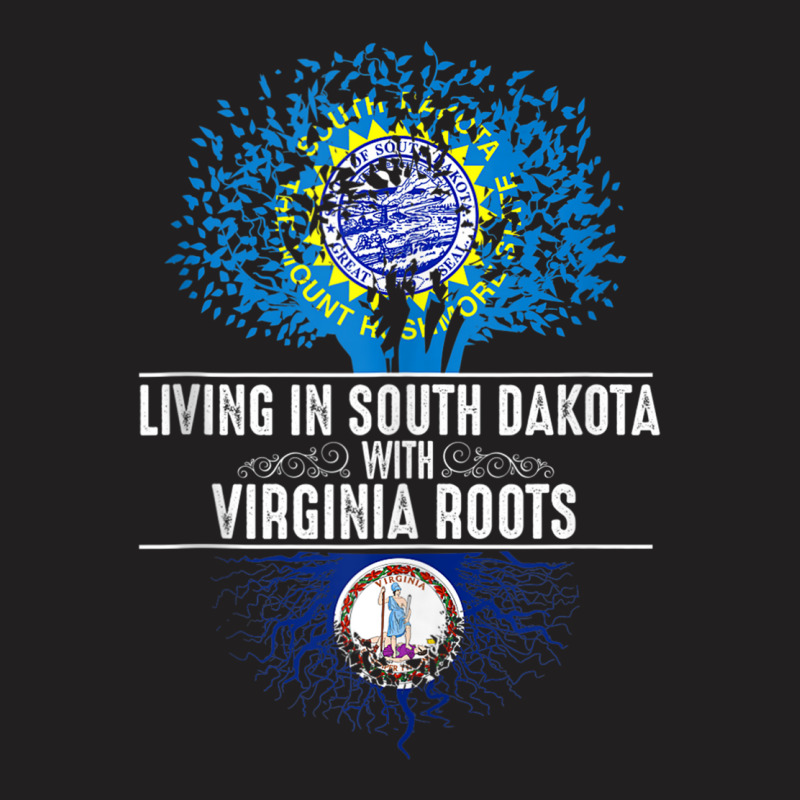 South Dakota Home Virginia Roots State Tree Flag Gift Tank Top T-shirt | Artistshot