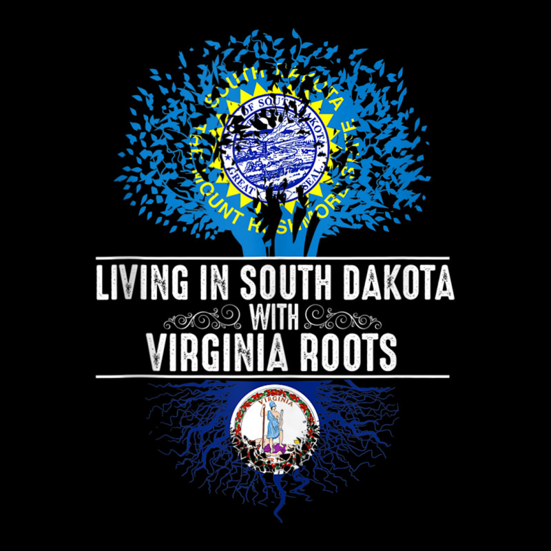 South Dakota Home Virginia Roots State Tree Flag Gift Tank Top Pocket T-shirt | Artistshot