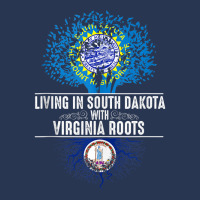 South Dakota Home Virginia Roots State Tree Flag Gift Tank Top Men Denim Jacket | Artistshot