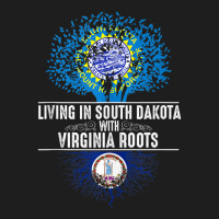 South Dakota Home Virginia Roots State Tree Flag Gift Tank Top Classic T-shirt | Artistshot