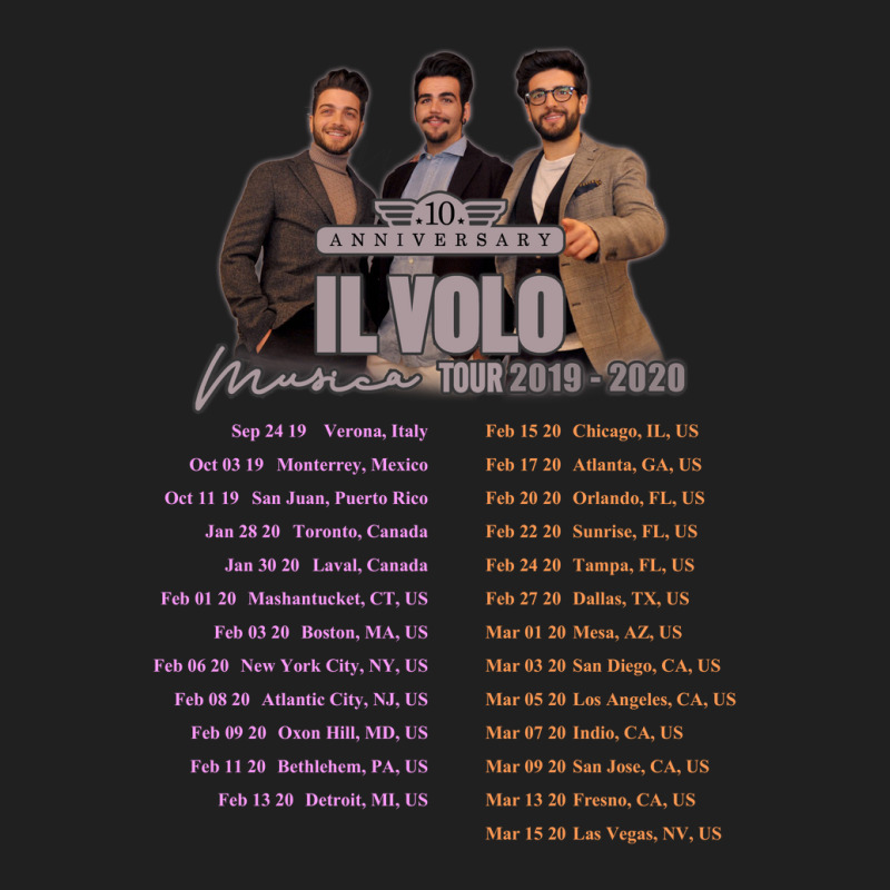 Il Volo Tour 2019 2020 Back Ladies Polo Shirt by cetuakiop880816rk | Artistshot