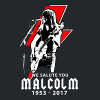 Malcolm Young Malcolm Young  We Salute You Crewneck Sweatshirt | Artistshot