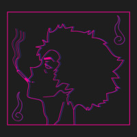 Neon Smoking Samurai Classic T-shirt | Artistshot