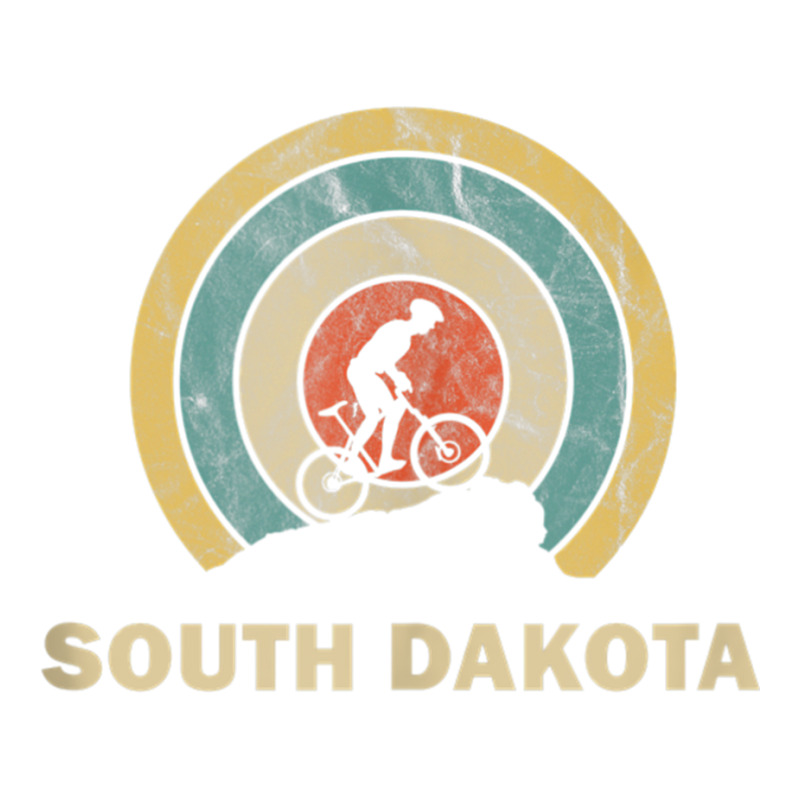 South Dakota Retro Cycling Mtb Tank Top Sticker | Artistshot