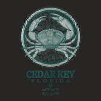 Jcombs Cedar Key, Fl, Stone Crab On Wind Rose Tank Top Ladies Fitted T-shirt | Artistshot