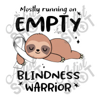 Blindness Awareness  Mostly Running On Empty Blindness Warrior Crewneck Sweatshirt | Artistshot