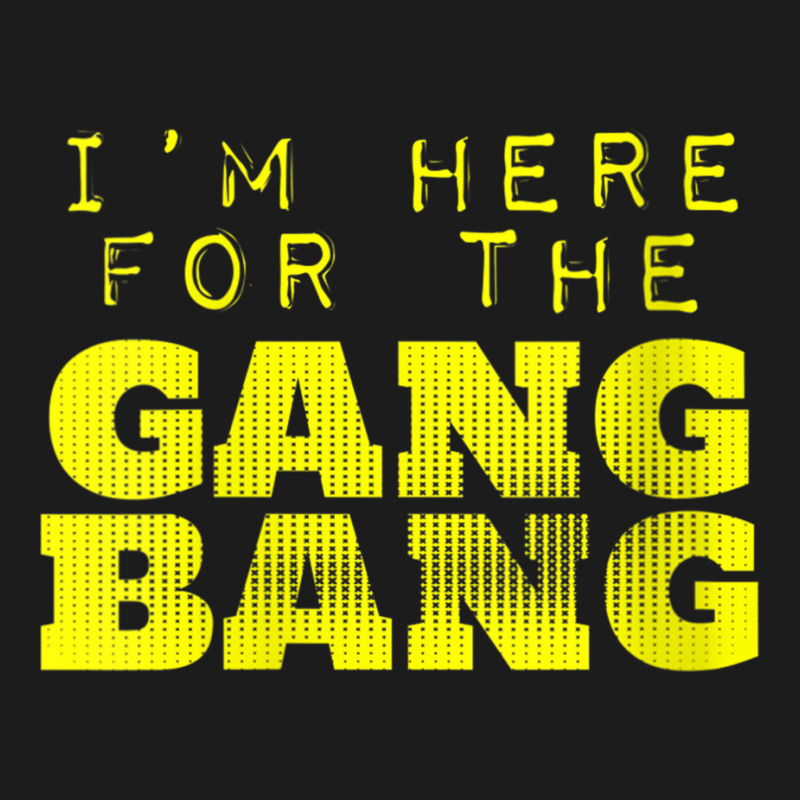 Womens I'm Here For The Gang Bang Gangbang Funny V Neck T Shirt Hoodie & Jogger Set | Artistshot