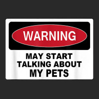 Warning Talking Abt My Pets Dog Cat Fish Graphic Novelty Fun T Shirt Toddler T-shirt | Artistshot