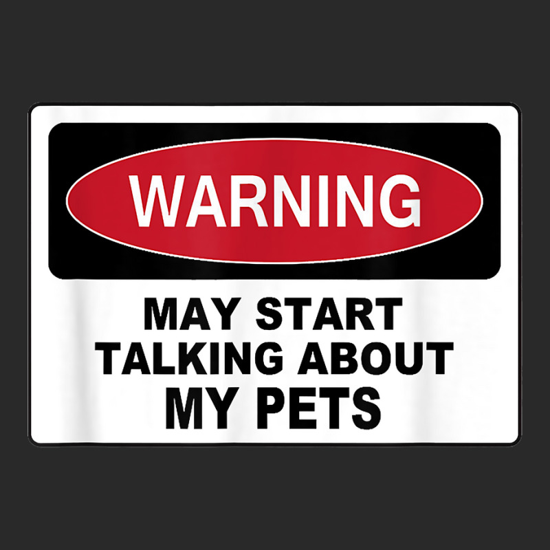 Warning Talking Abt My Pets Dog Cat Fish Graphic Novelty Fun T Shirt Toddler T-shirt by cm-arts | Artistshot