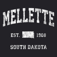 Mellette South Dakota Sd Vintage Athletic Sports Design Tank Top Youth Tee | Artistshot