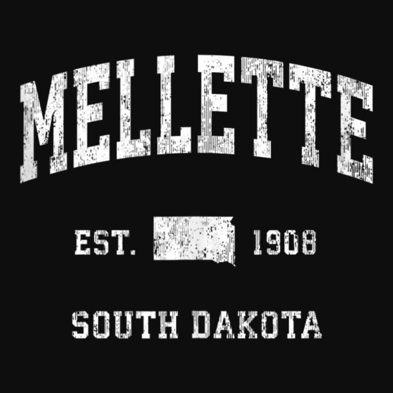 Mellette South Dakota Sd Vintage Athletic Sports Design Tank Top Crop Top by cm-arts | Artistshot