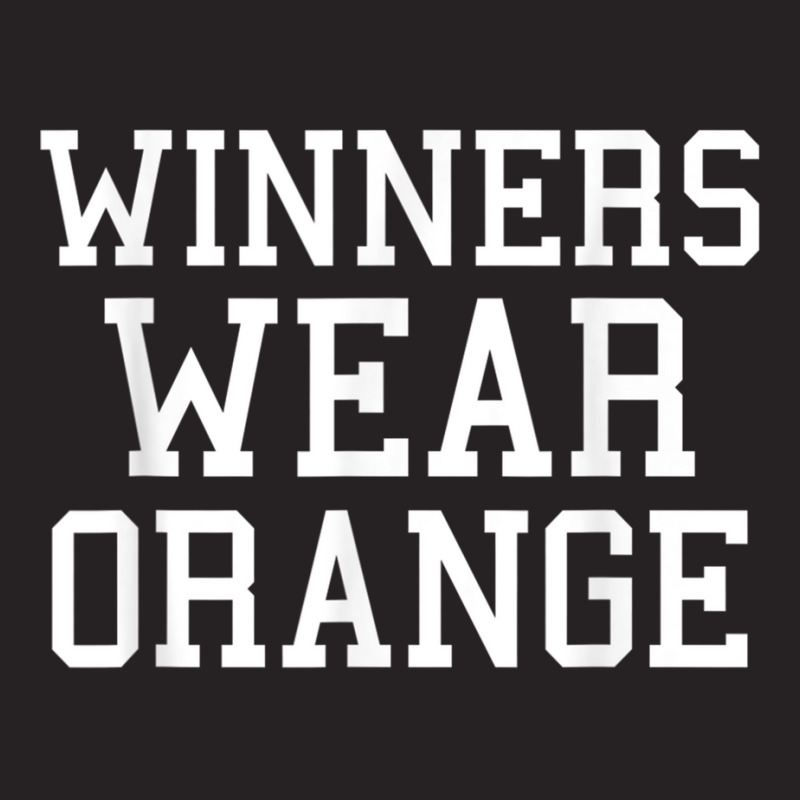 Winners Wear Orange Color War Camp Team Game Competition Vintage Cap by StarActon | Artistshot