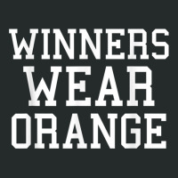 Winners Wear Orange Color War Camp Team Game Competition Women's Triblend Scoop T-shirt | Artistshot