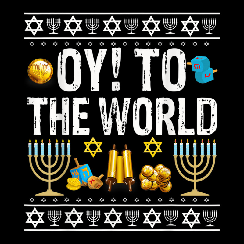 Oy To The World Jewish Gift Pocket T-shirt | Artistshot