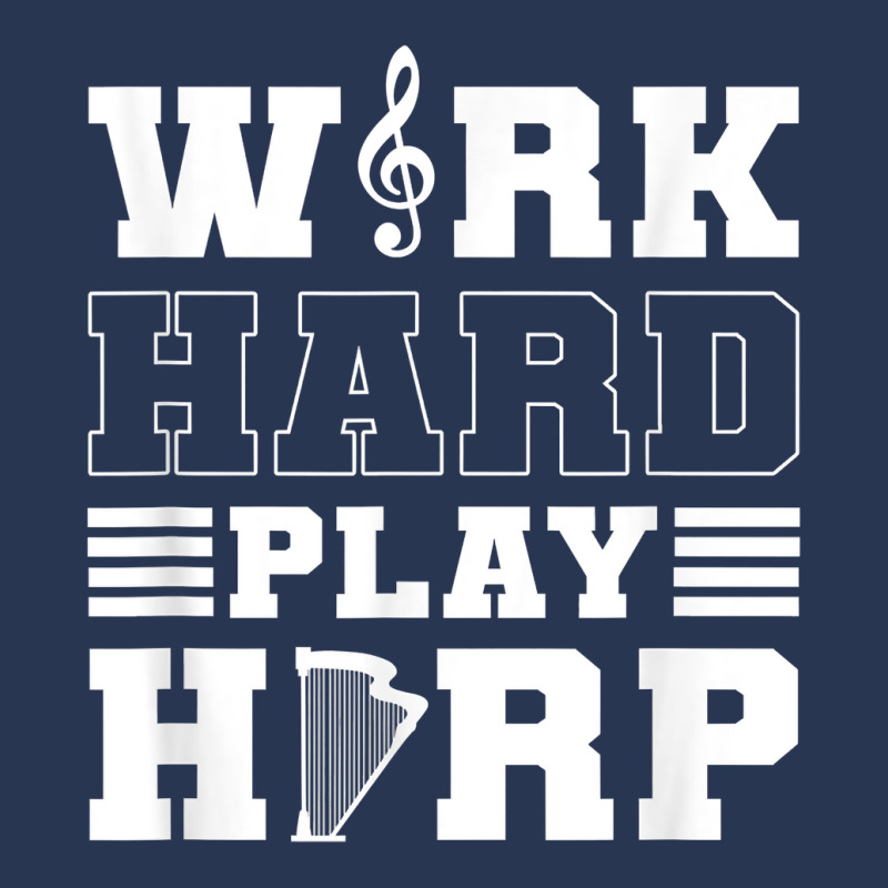 Work Hard Play Harp. Harpist. Harp Player T Shirt Men Denim Jacket | Artistshot