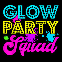 Glow Party Squad Halloween Costume Party Colorful Zipper Hoodie | Artistshot