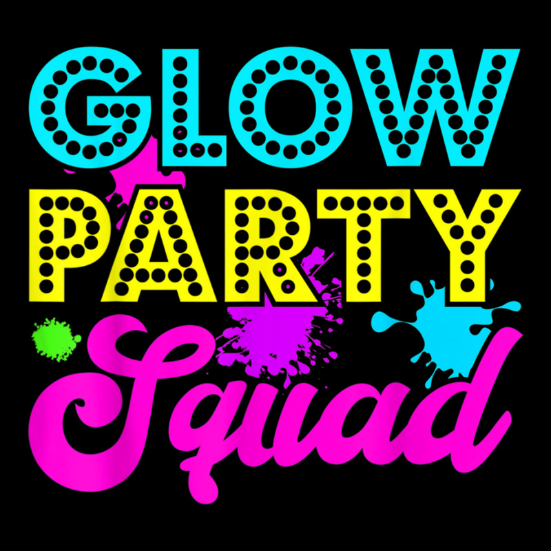 Glow Party Squad Halloween Costume Party Colorful Zipper Hoodie | Artistshot