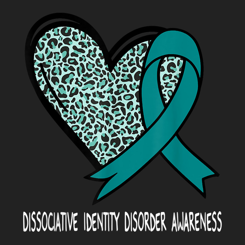 Leopard Heart Dissociative Identity Disorder Awareness Teal T Shirt Backpack | Artistshot