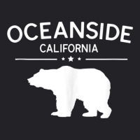 Retro Oceanside City California Usa Cali Pride Bear Tank Top Youth Tee | Artistshot